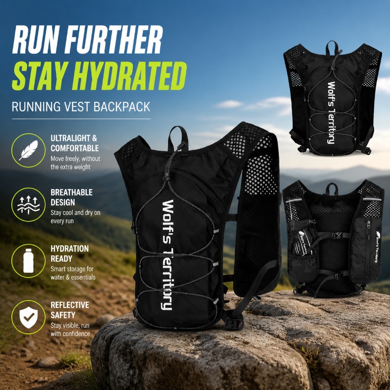 Running Gear Water - Running Vest Backpack Marathon Hydrating Backpack