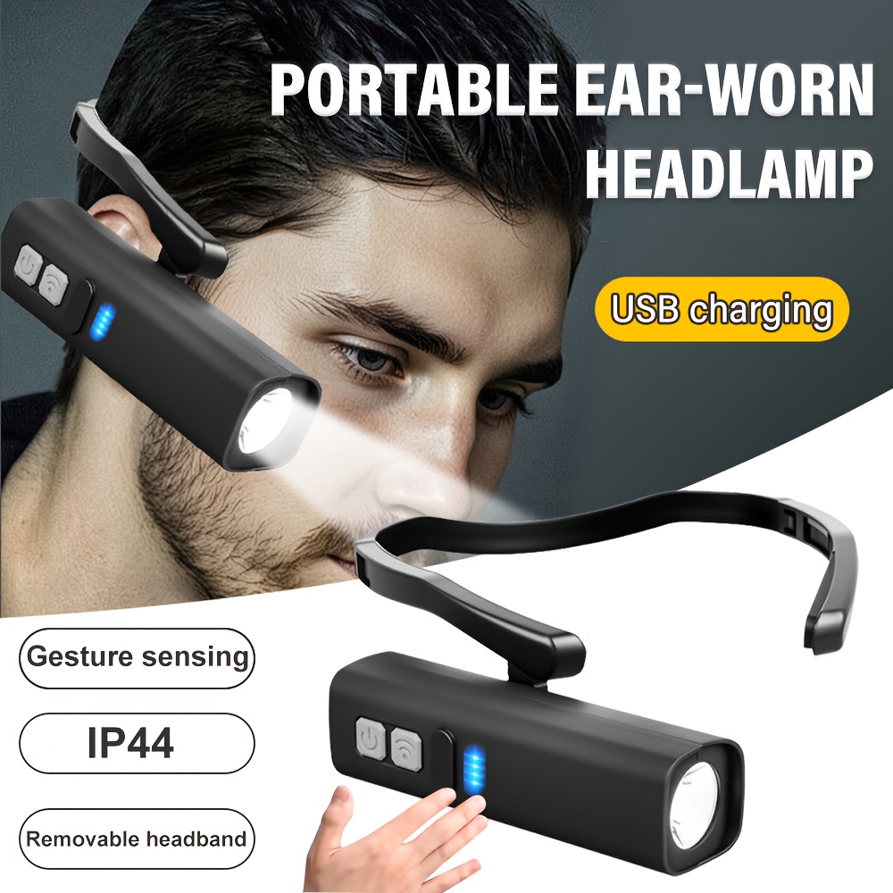 Running Headlamp Led - 2025 Ear Clip Headlamp– Bright LED