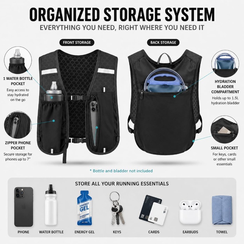 Running & Biking Sports Reflec - Running Gear Storage 评论和价格
