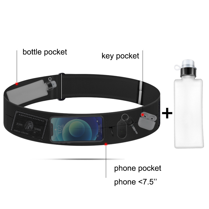 Running Belt Waist Bag with Wa - Running Gear Bag 评论和价格
