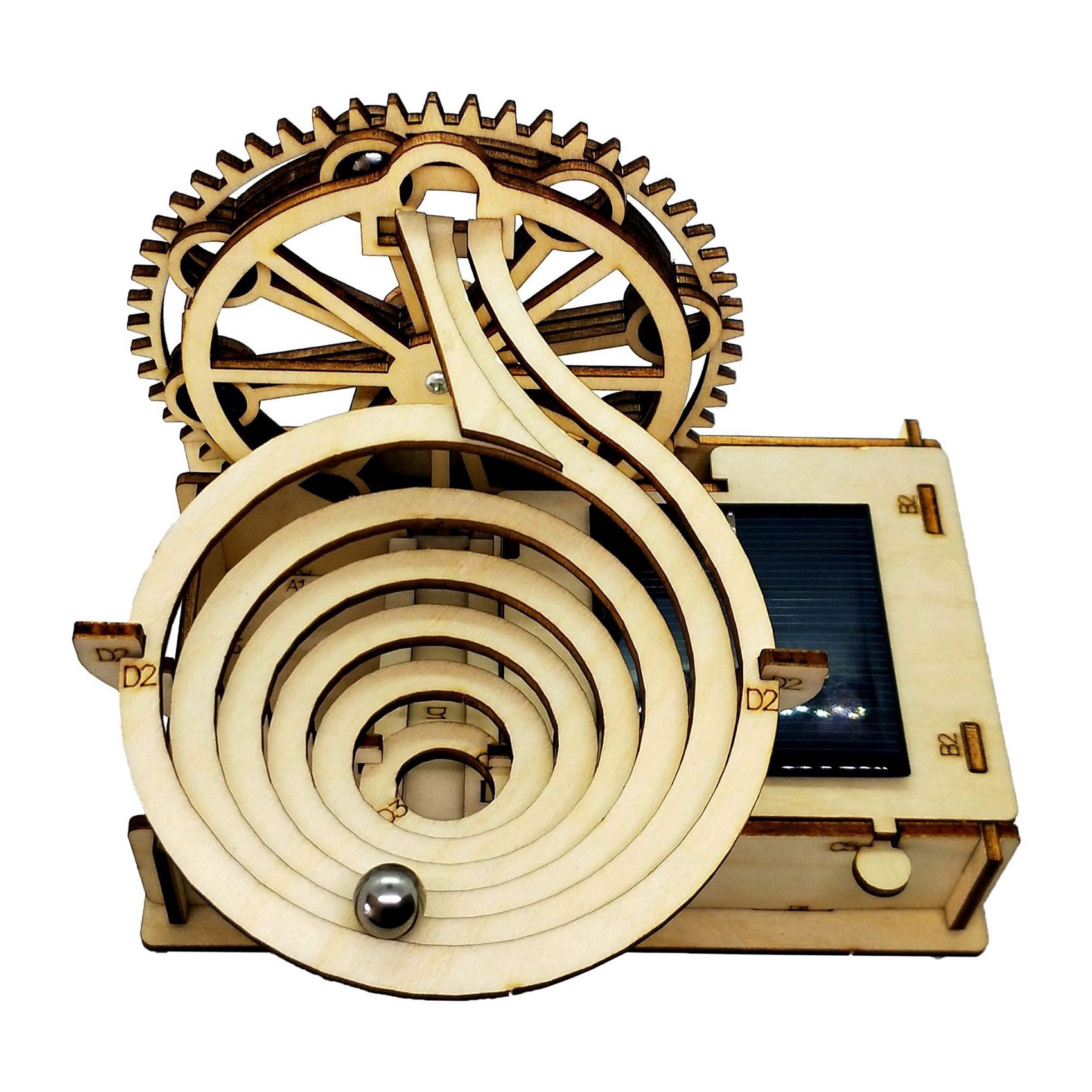 3D Wooden Marble Run Track Sol - Running Gear Headphones 评论和价格
