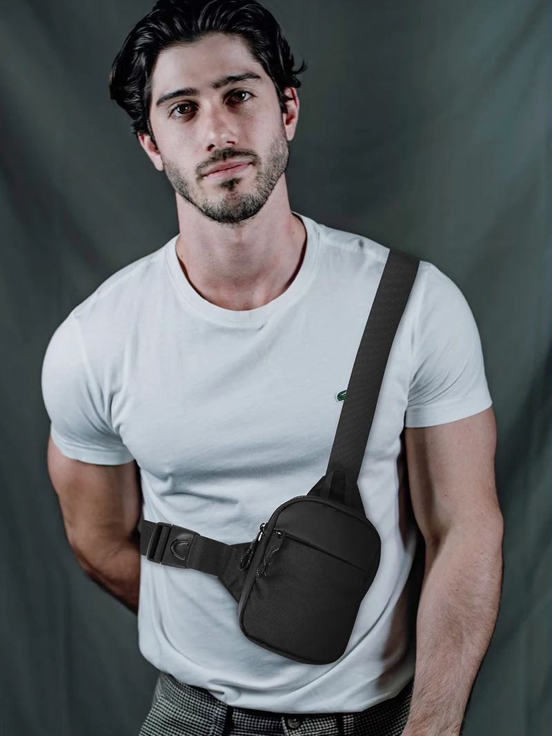 Casual Men Shoulder Chest Bag  - Running Gear Bag 评论和价格