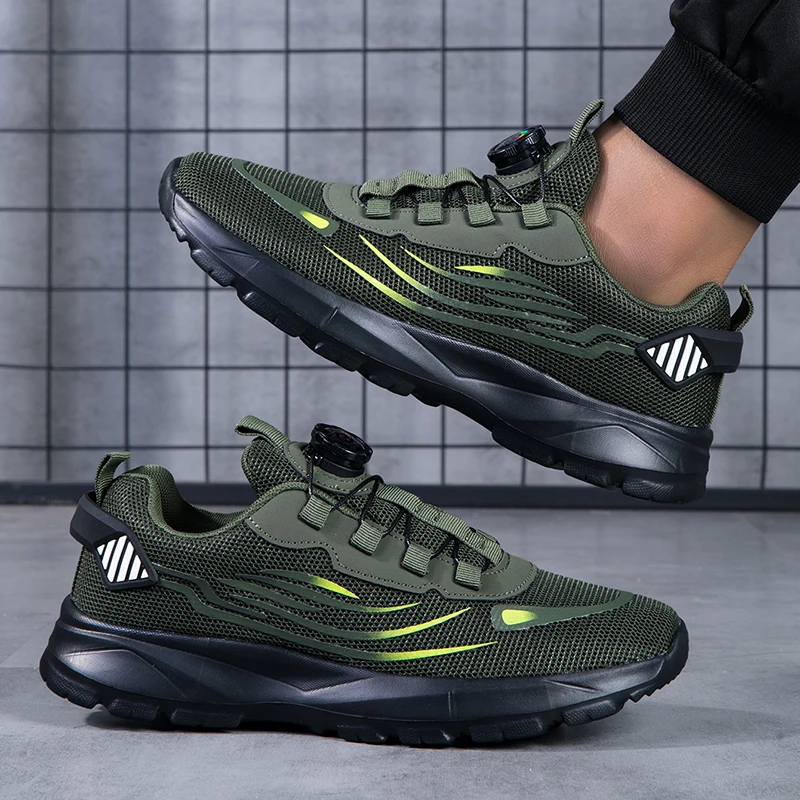 Breathable Mesh Men Shoes Tren - Running Gear For Men 评论和价格