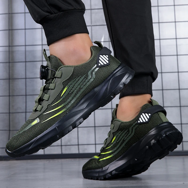 Breathable Mesh Men Shoes Tren - Running Gear For Men 评论和价格