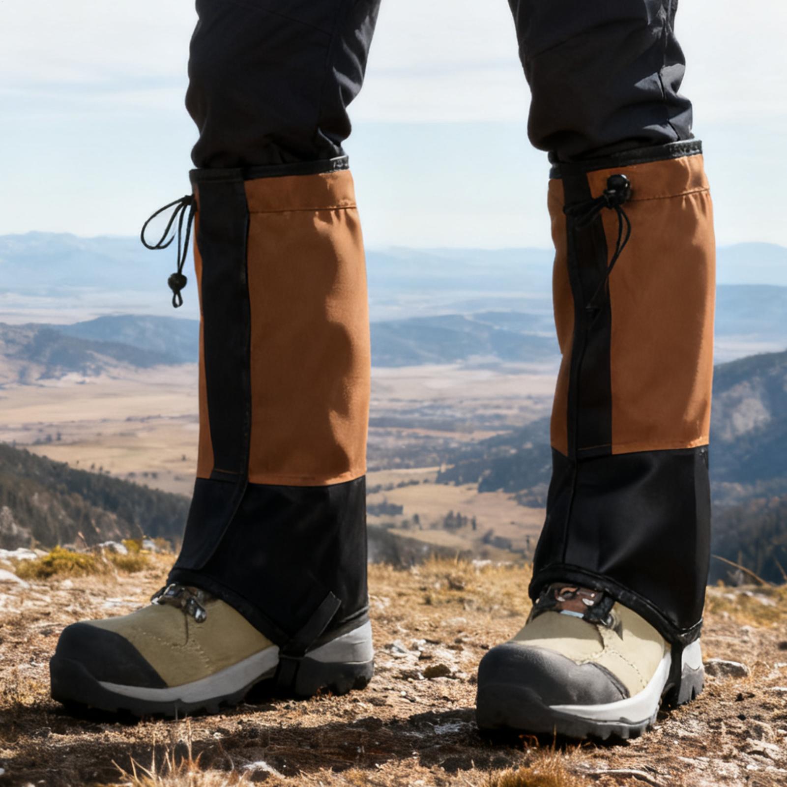 Waterproof Leg Gaiters for Hik - Running Gear Rain 评论和价格