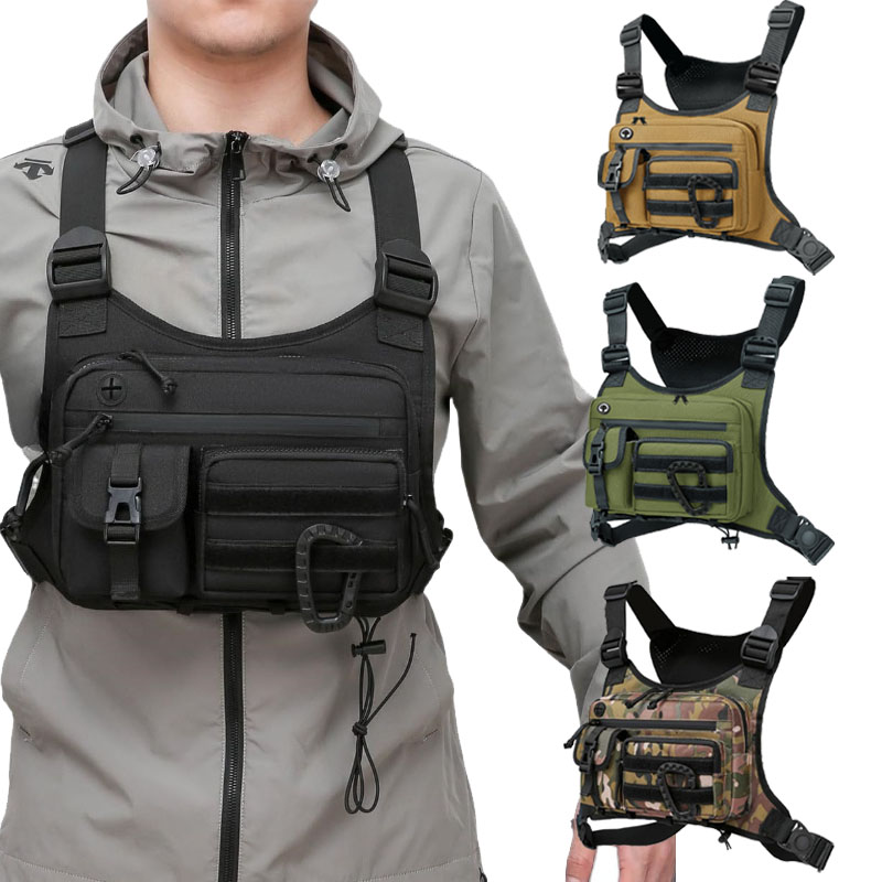 Tactical Chest Bag Men's Vest  - Running Gear Bag 评论和价格
