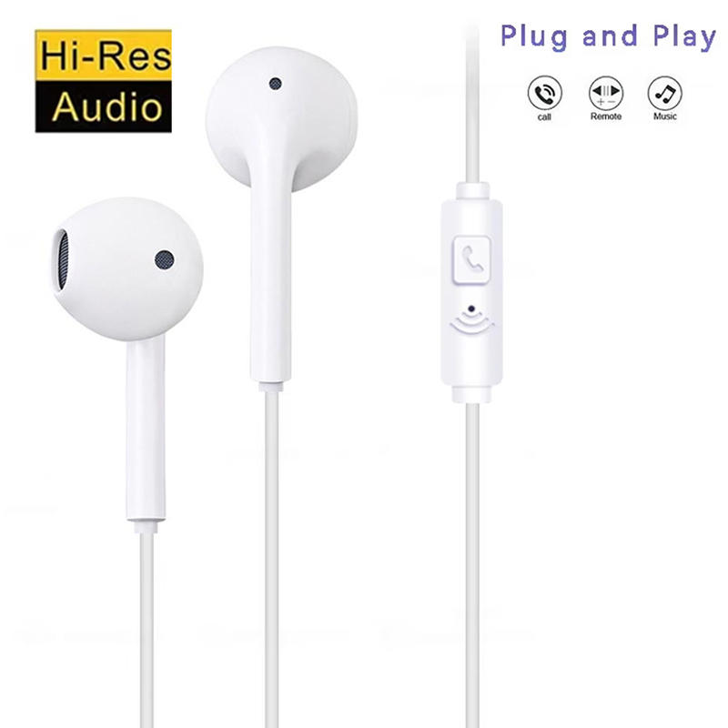 3.5mm Wired Headset With Mic F - Running Gear Headphones 评论和价格