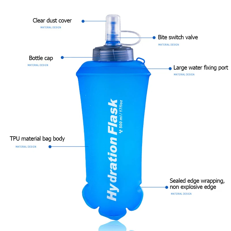250/500/750ml TPU Outdoor Spor - Running Gear Water 评论和价格