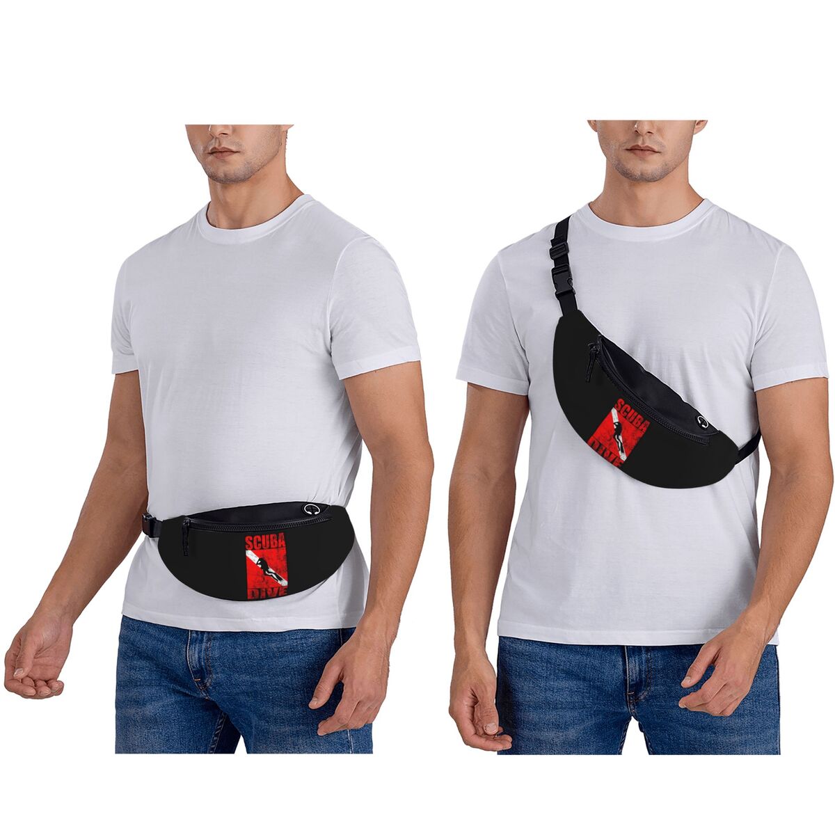Scuba Dive Diver Down Flag Div - Running Gear Bag For Men 评论和价格