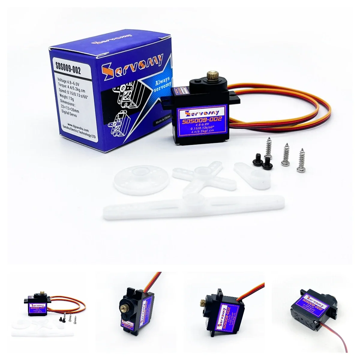 4pcs Servomy SDS009-02 9g Serv - Running Gear In A Car 评论和价格
