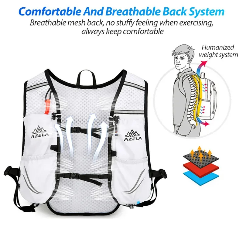 Running Hydration Vest Backpac - Running Gear Water 评论和价格