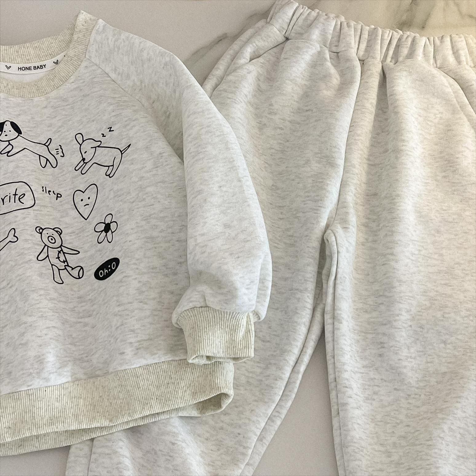 Boys Girls Casual Sets Autumn  - Running Gear Kids 评论和价格