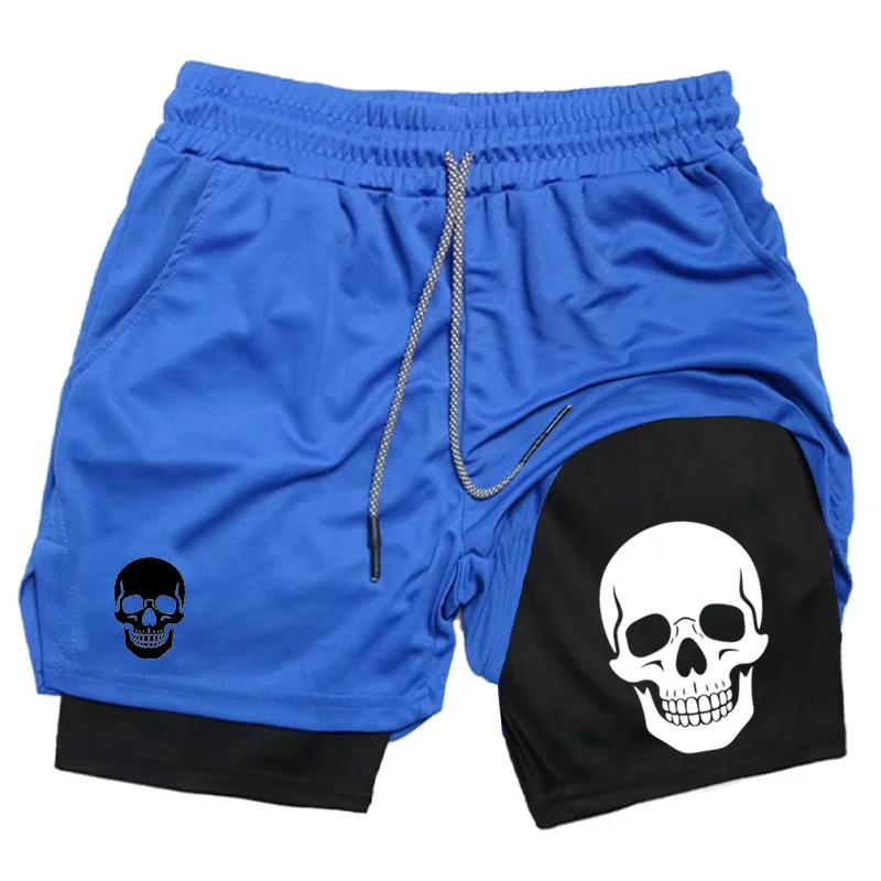 Skull 2-in-1 men's performance - Running Gear For Men 评论和价格