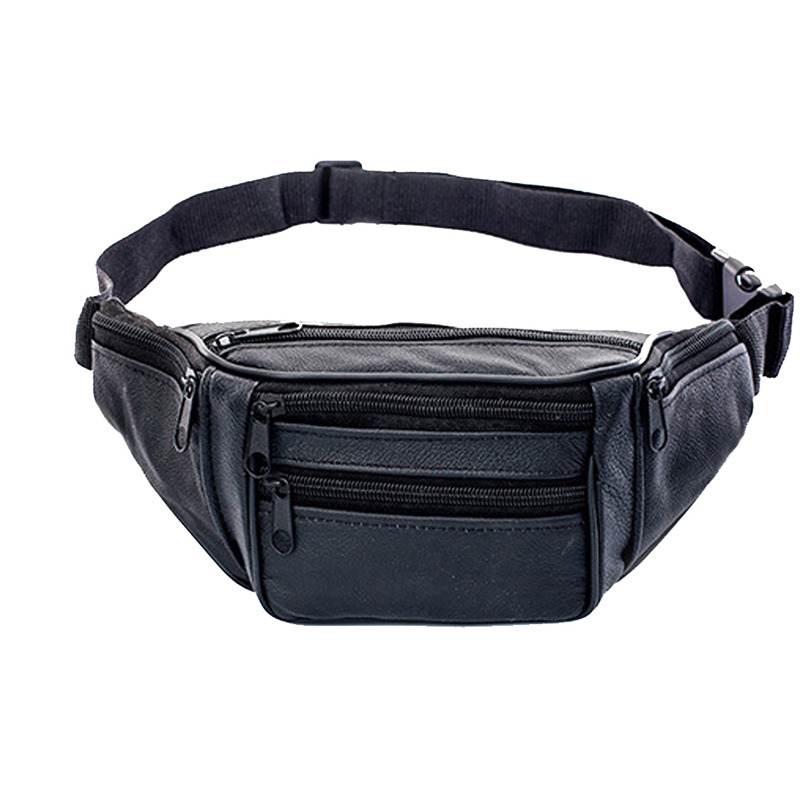 Leather Men Waist Chest Bag Th - Running Gear Bag 评论和价格